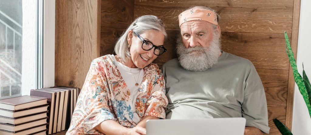 old couple doing estate planning